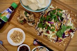 Crunchy Vibrant Salad with White Cut Chicken